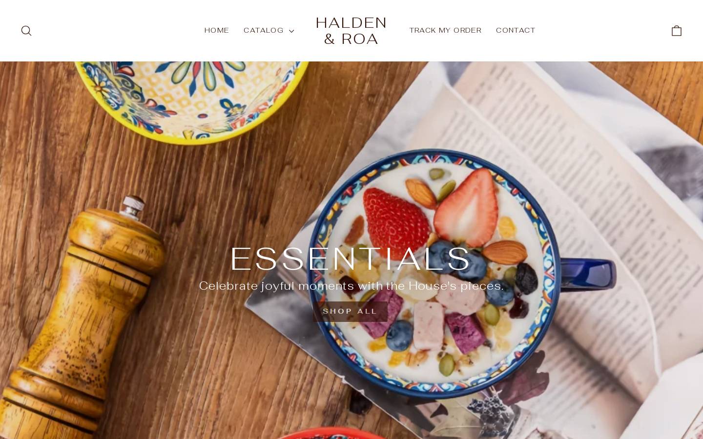 haldenandroa.com homepage screenshot