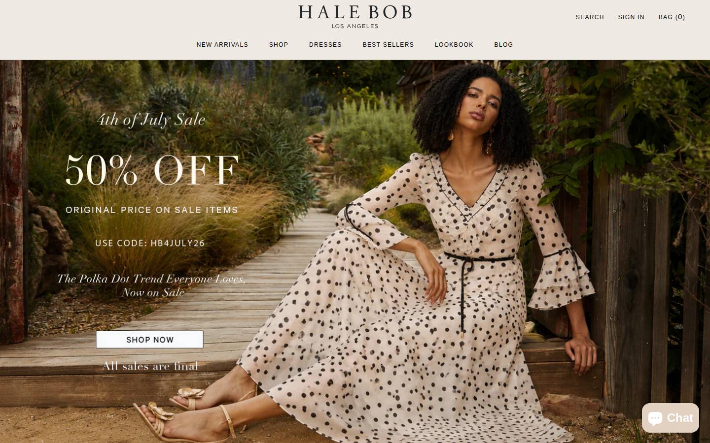 Hale Bob homepage screenshot