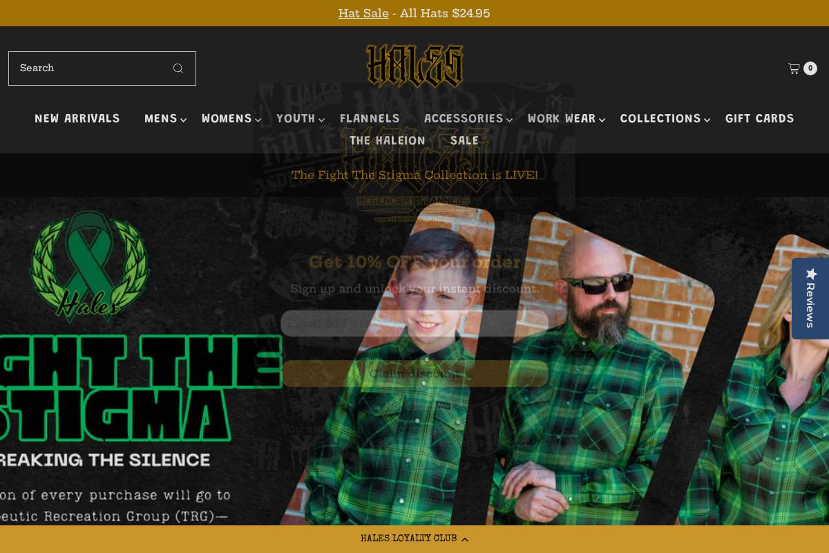 halesspeedshop.com homepage screenshot
