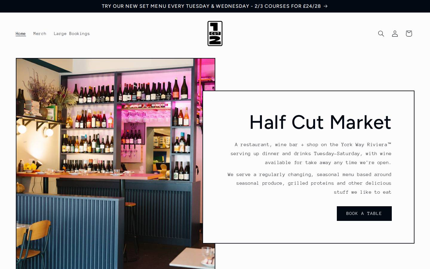 halfcut.world homepage screenshot