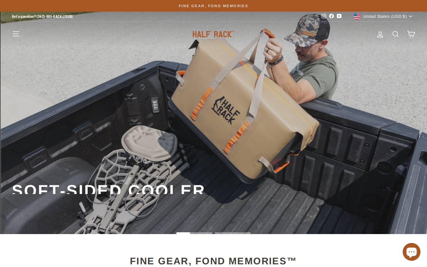 halfrack.us homepage screenshot