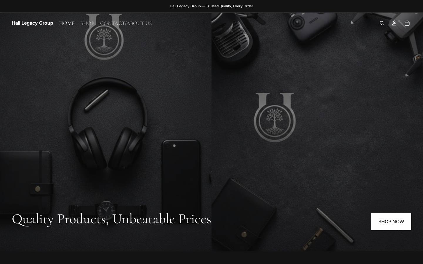 halllegacygroup.com homepage screenshot