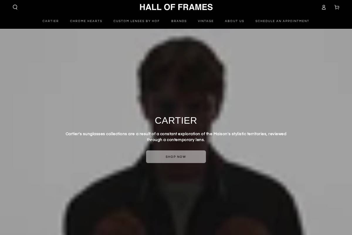 hallofframescompany.com homepage screenshot