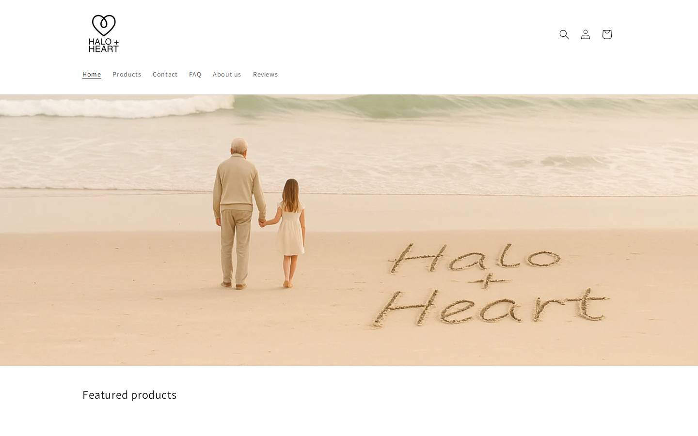haloandheart.com.au homepage screenshot