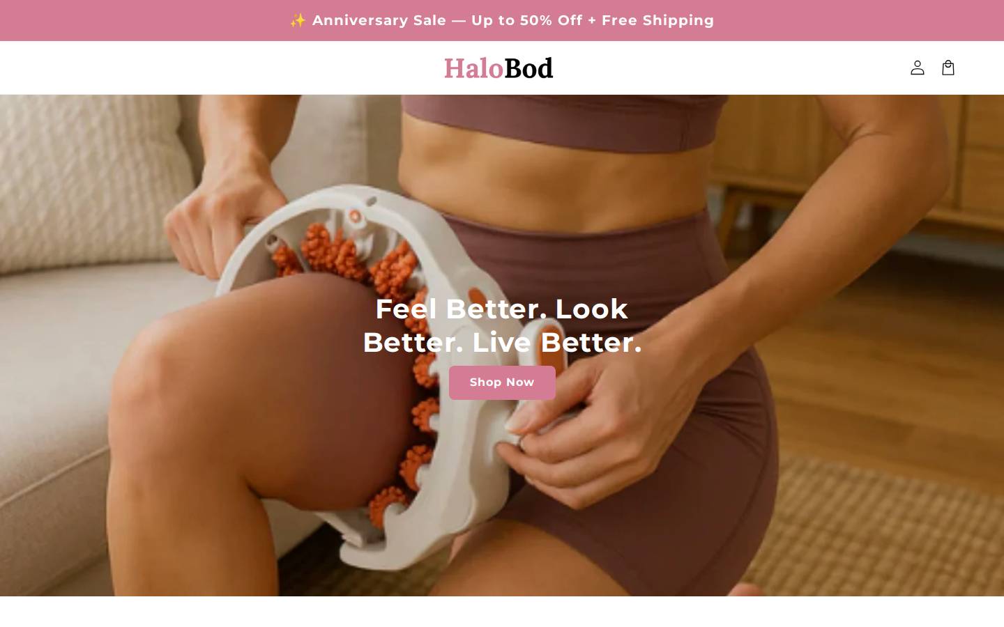 halobod.com homepage screenshot