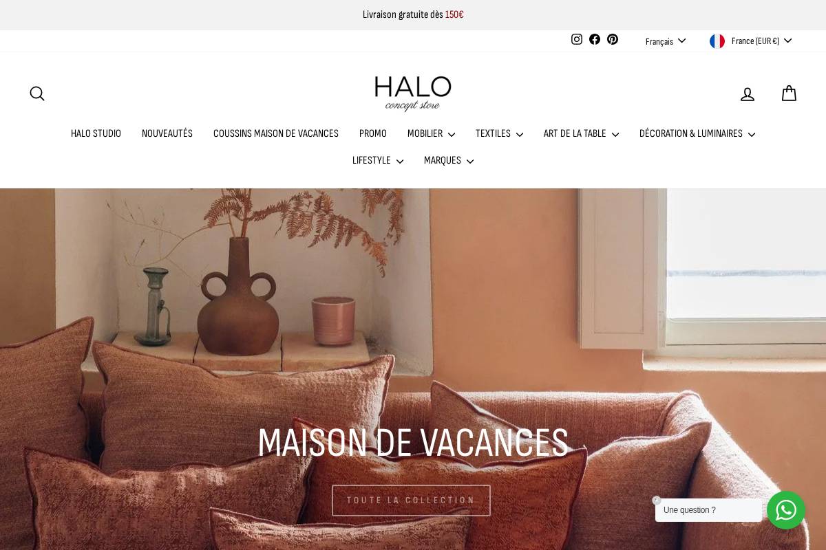 haloconcept.com homepage screenshot