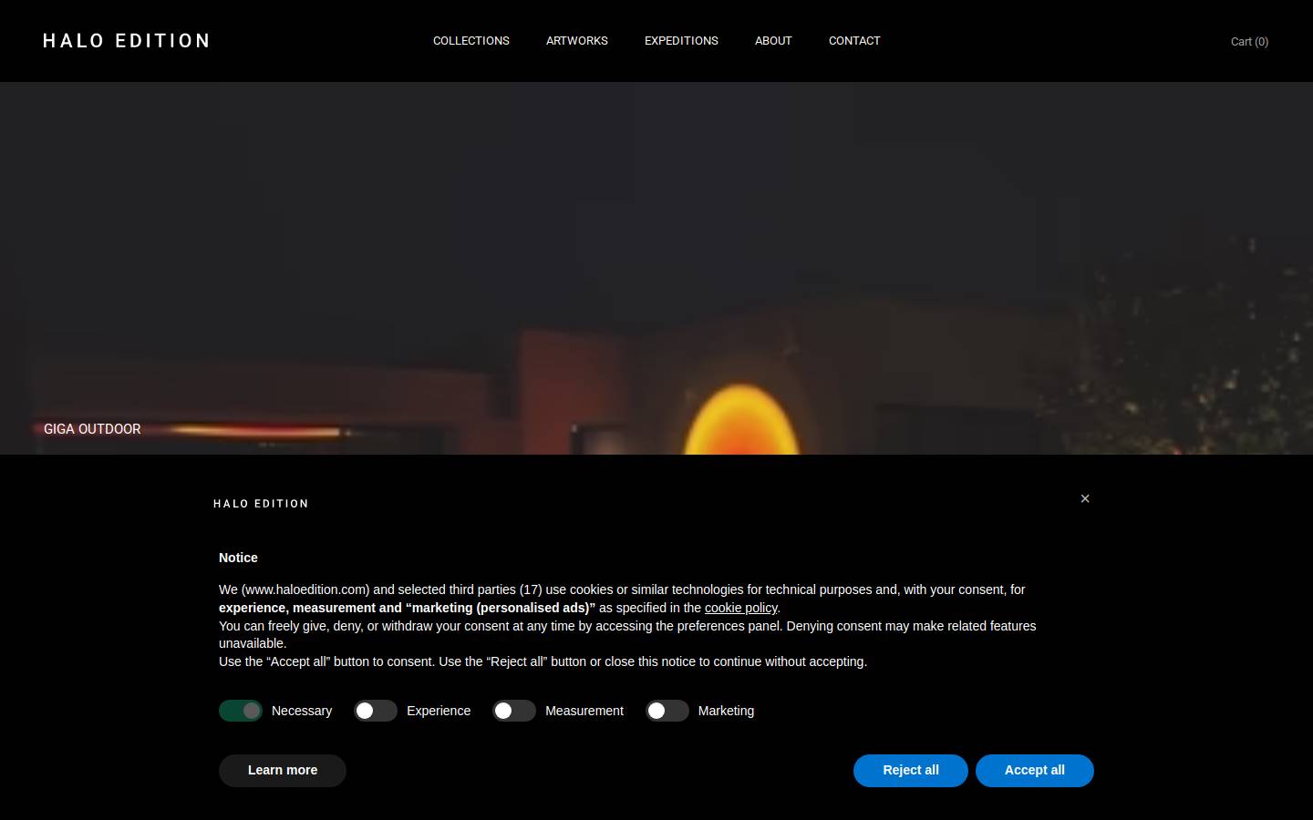 haloedition.com homepage screenshot