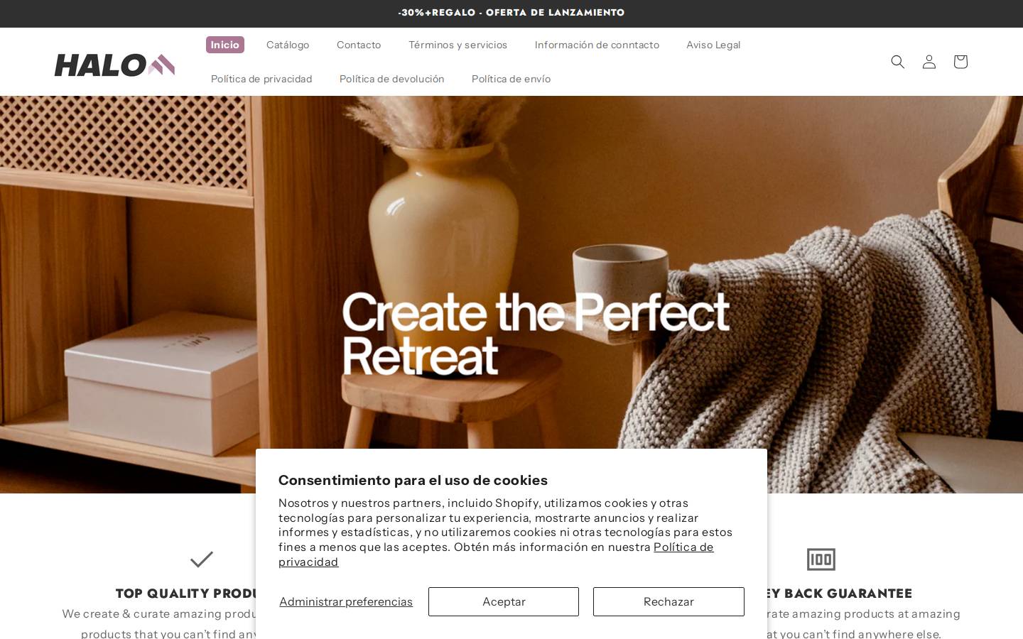 halofit.store homepage screenshot