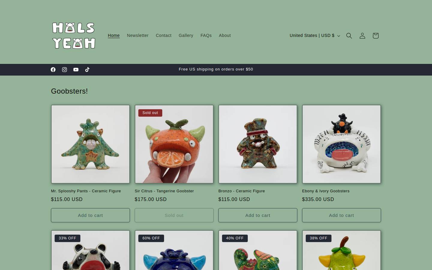 halsyeah.com homepage screenshot