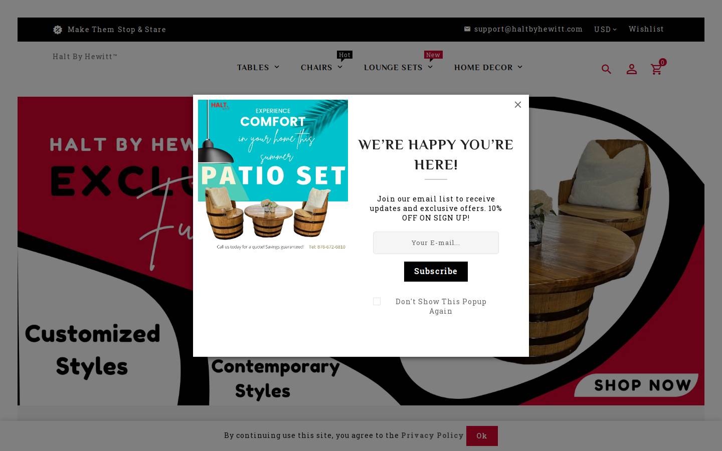 haltbyhewitt.com homepage screenshot