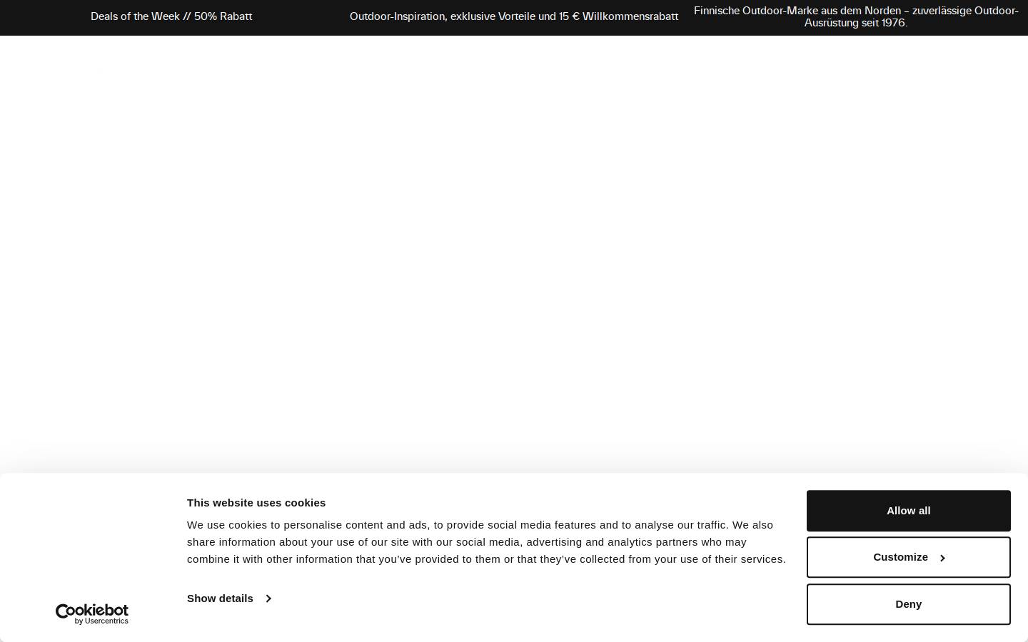 Halti homepage screenshot