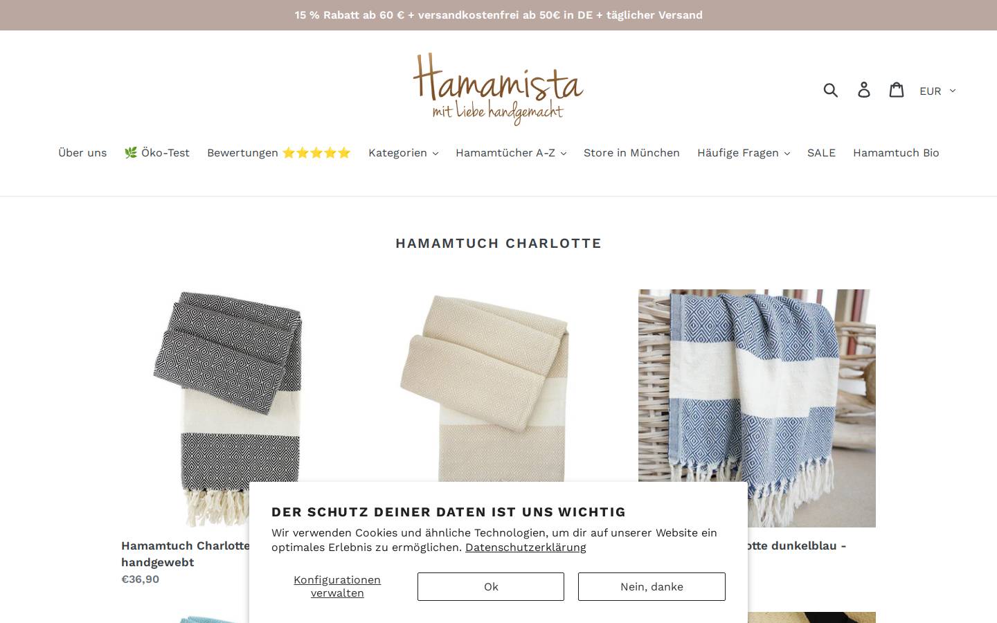 hamamista.com homepage screenshot