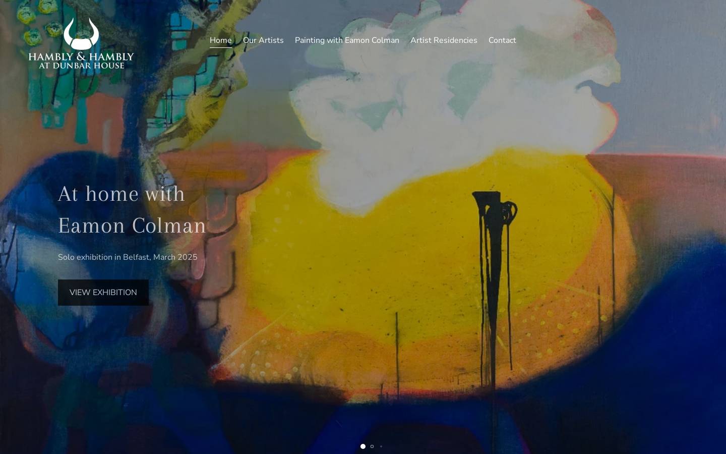 hamblyandhambly.com homepage screenshot