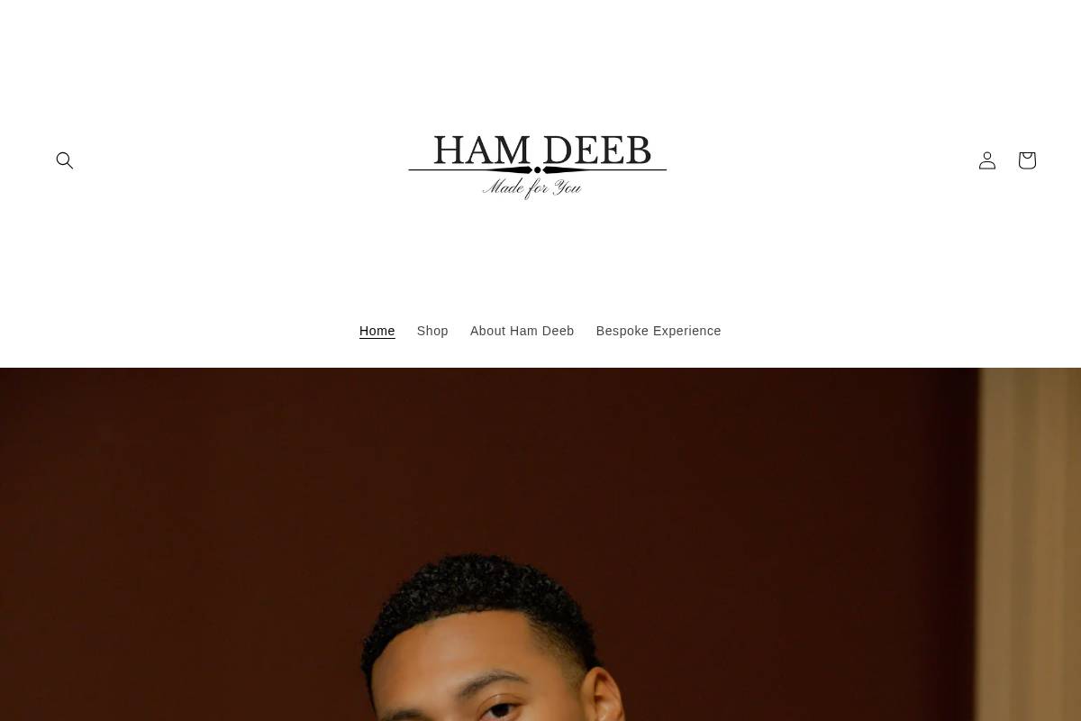 hamdeeb.com homepage screenshot