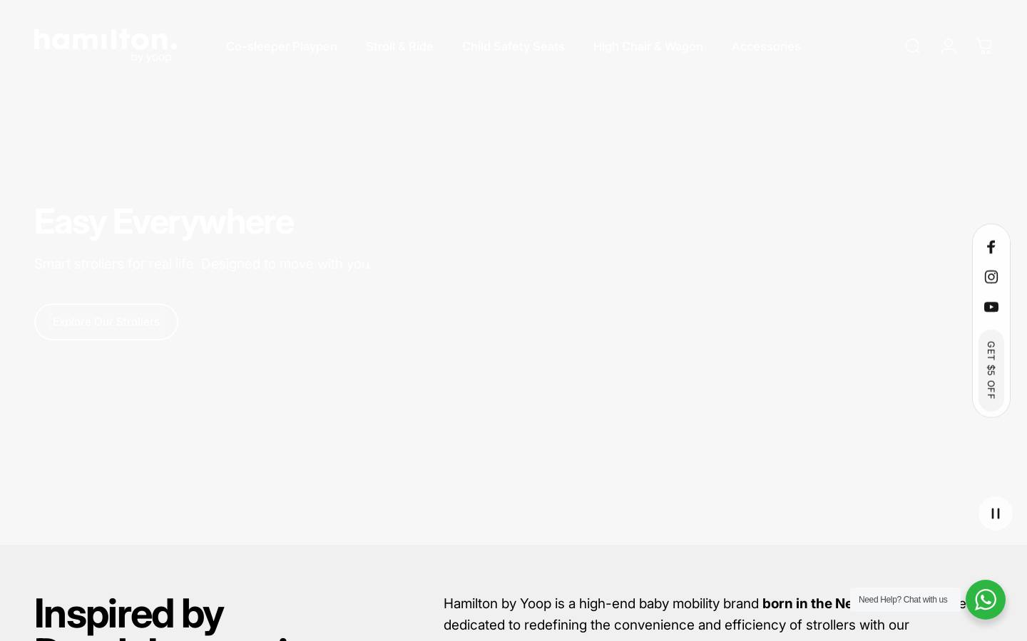 hamiltonbyyoop.sg homepage screenshot