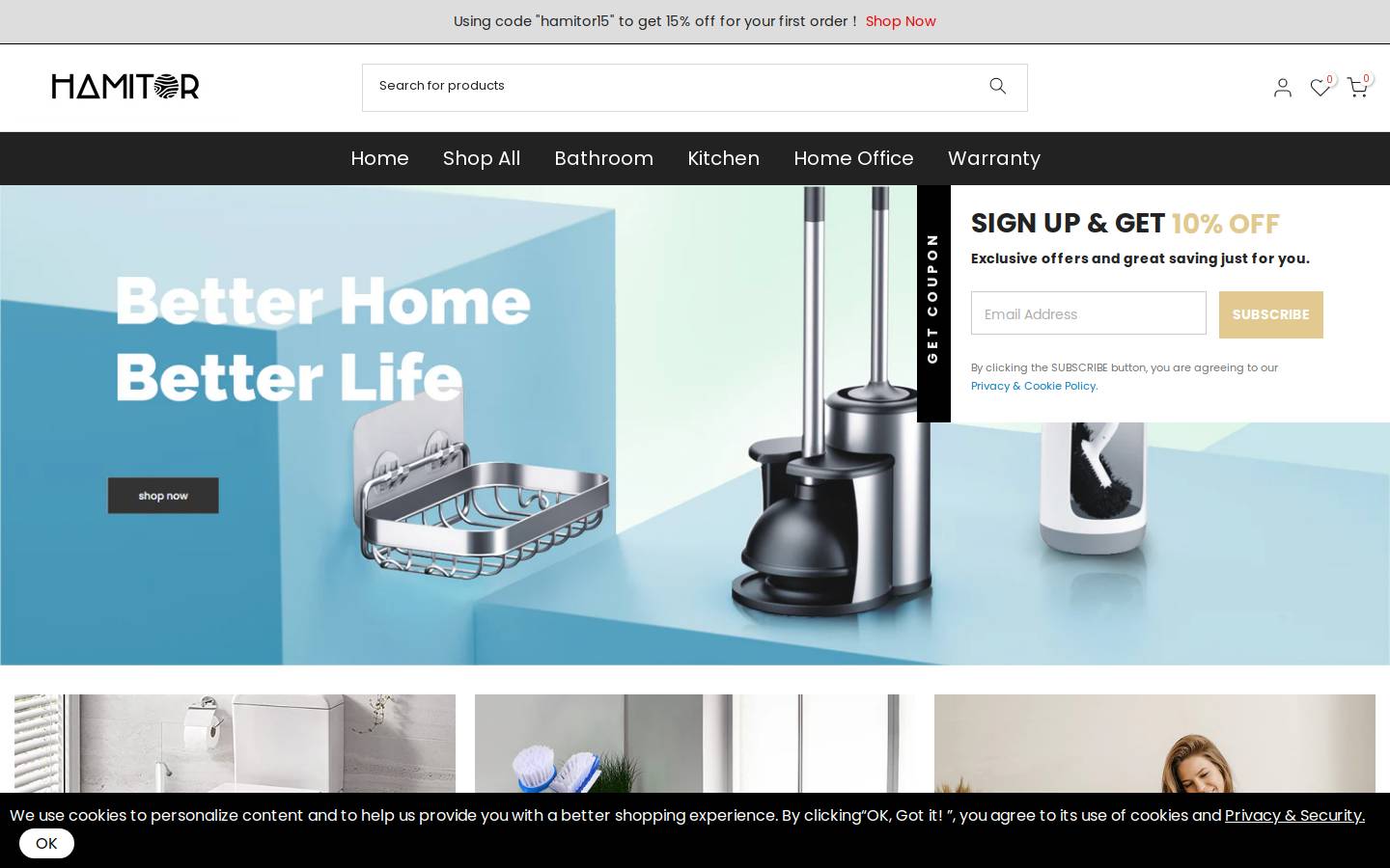 hamitor.com homepage screenshot