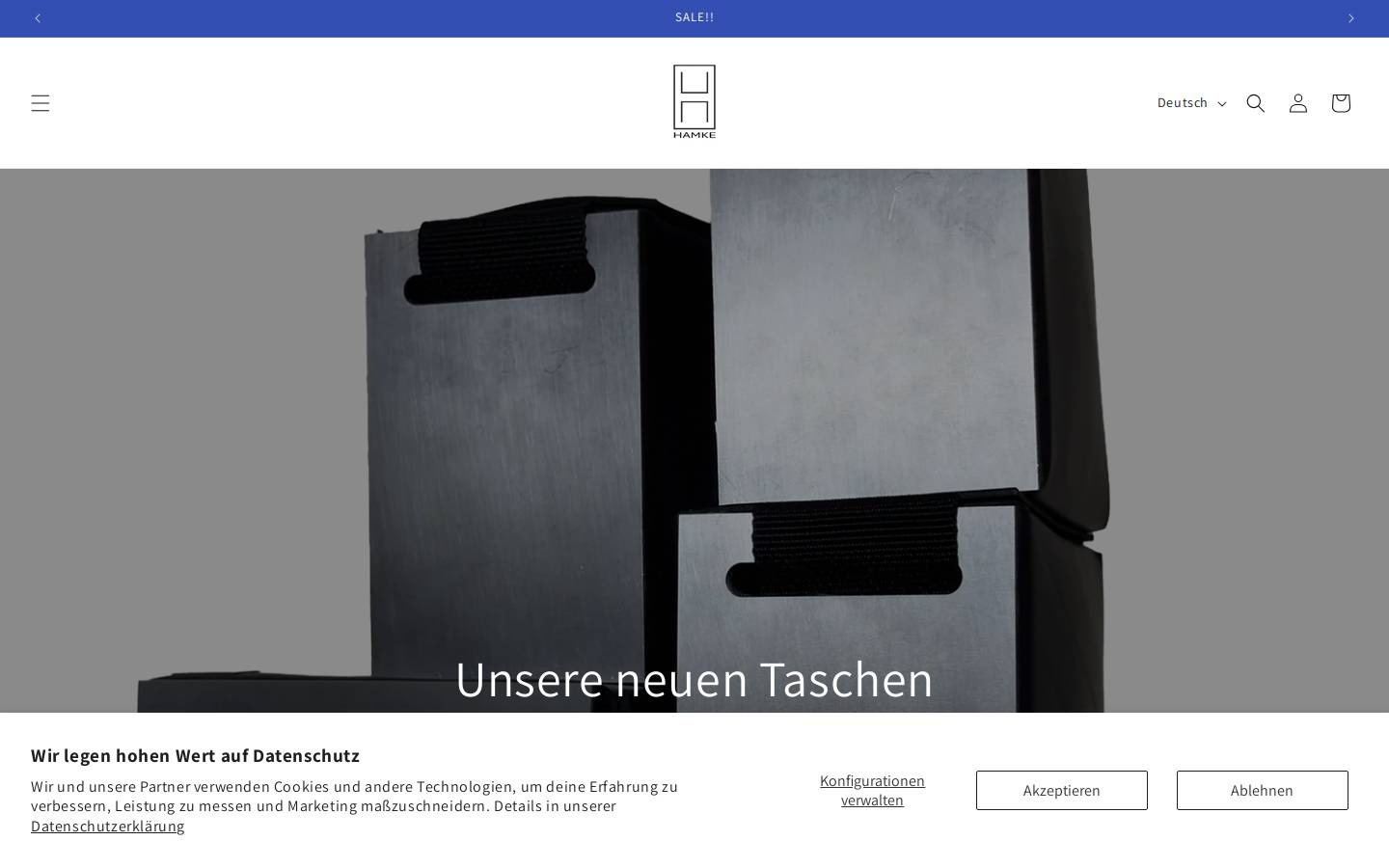 hamke.eu homepage screenshot