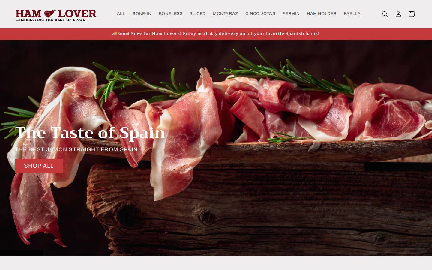 hamlover.com homepage screenshot