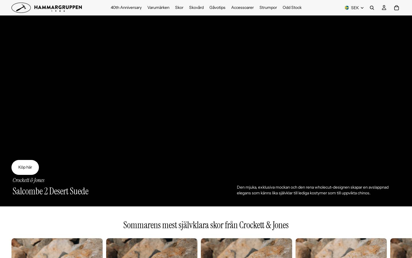 Hammargruppen homepage screenshot