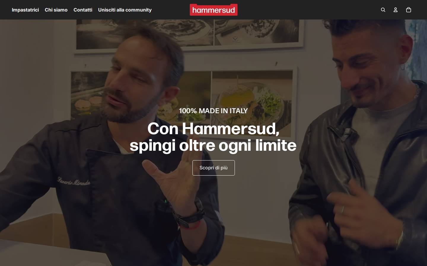 hammersud.com homepage screenshot