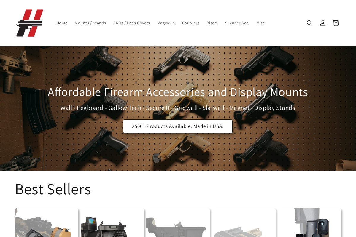 hammy3dprints homepage screenshot