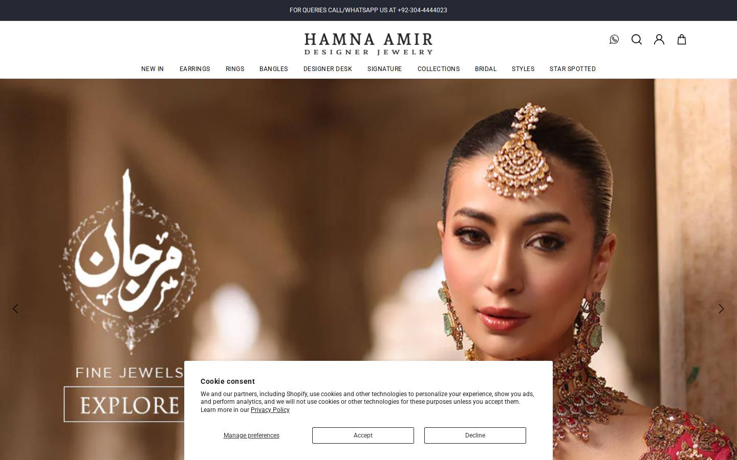hamnaamir.com homepage screenshot