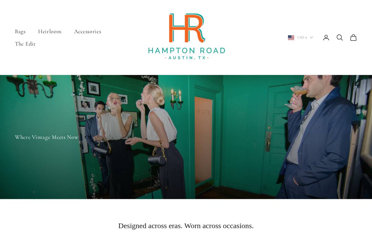 hamptonroaddesigns.com homepage screenshot