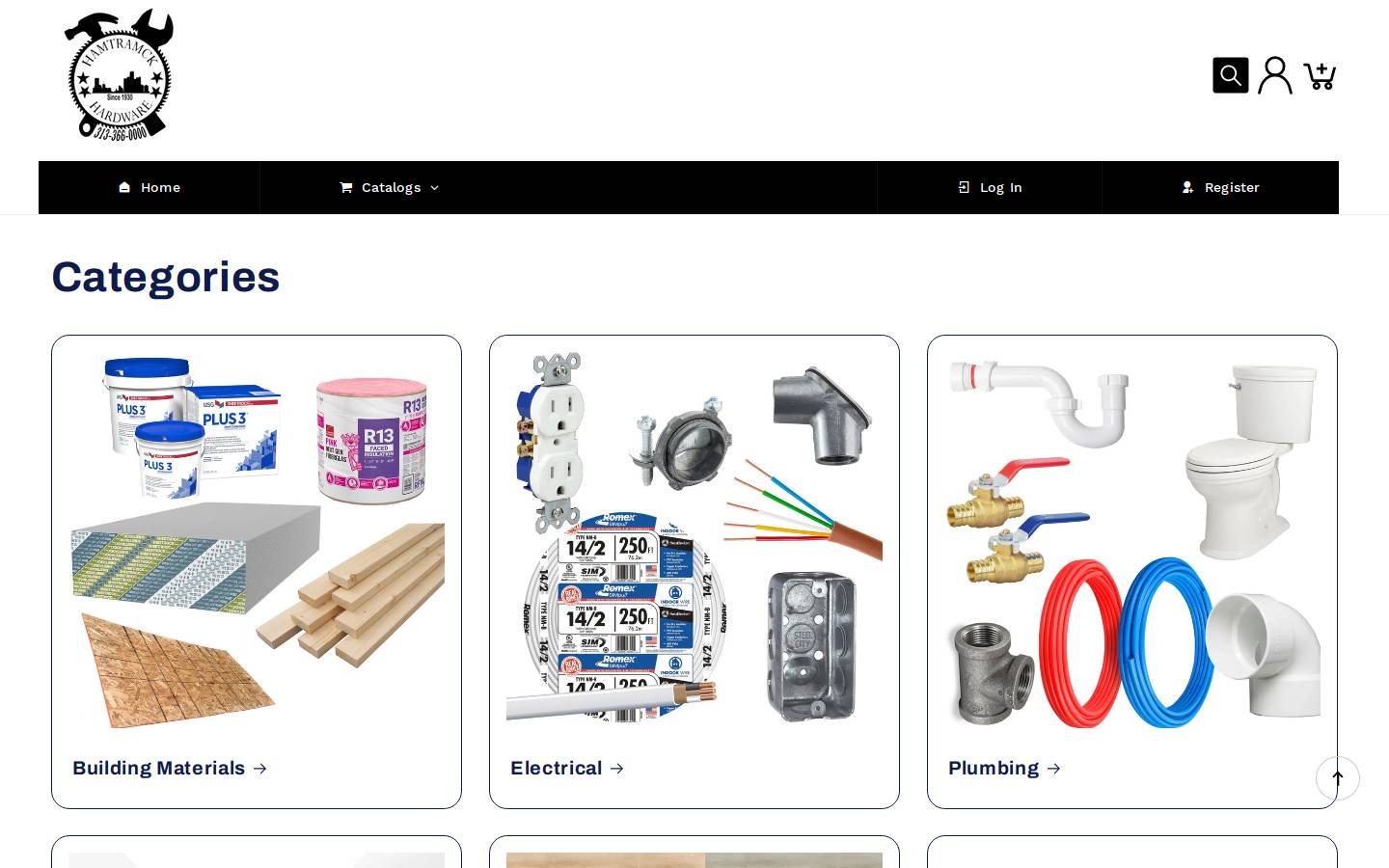 hamtramckhardware.com homepage screenshot
