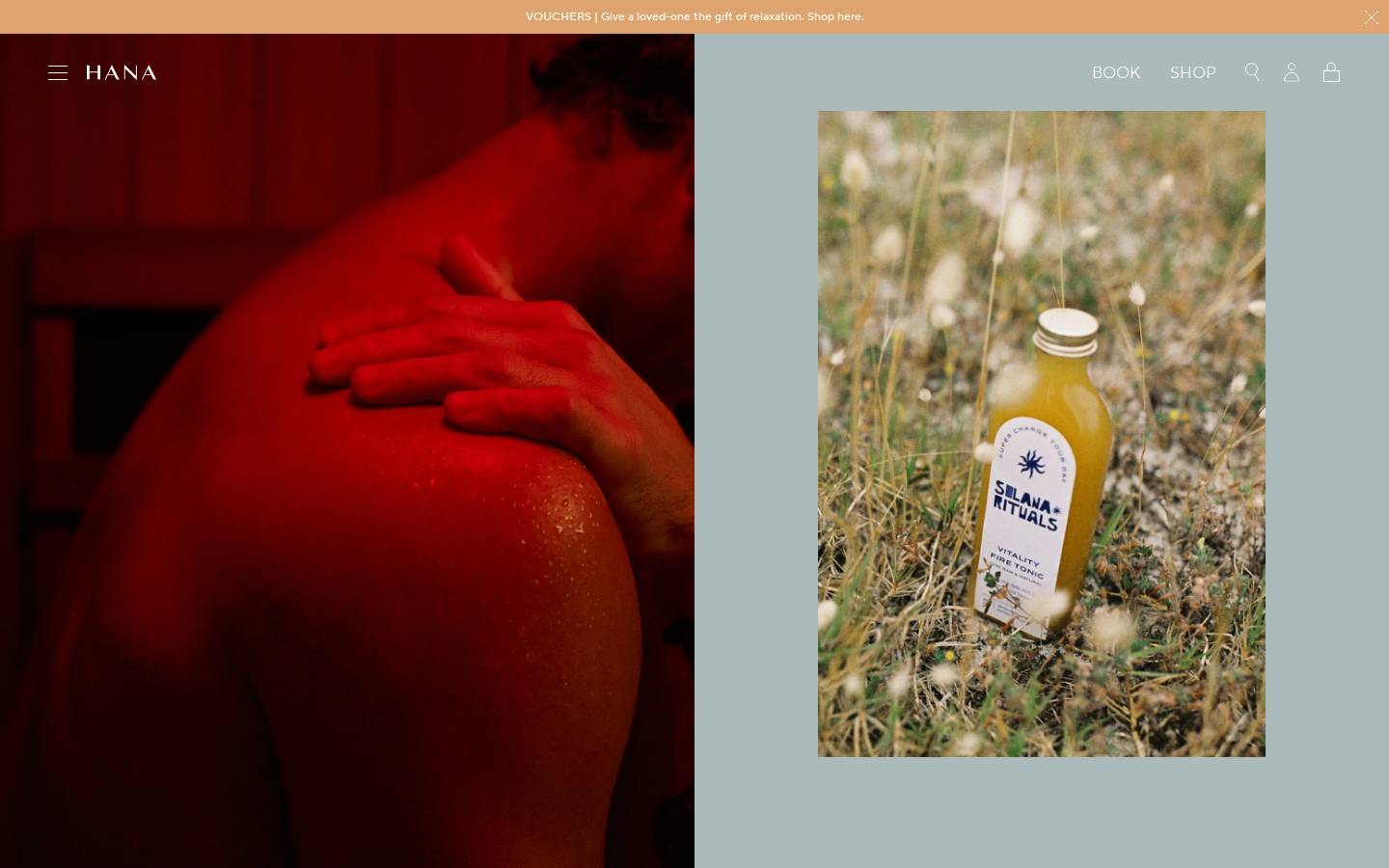 hana.nz homepage screenshot