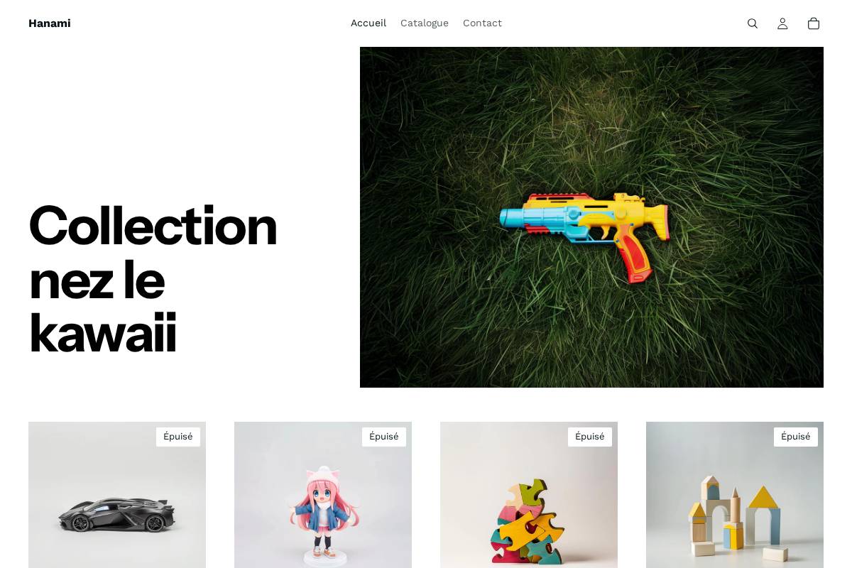 hanami-shop.com homepage screenshot