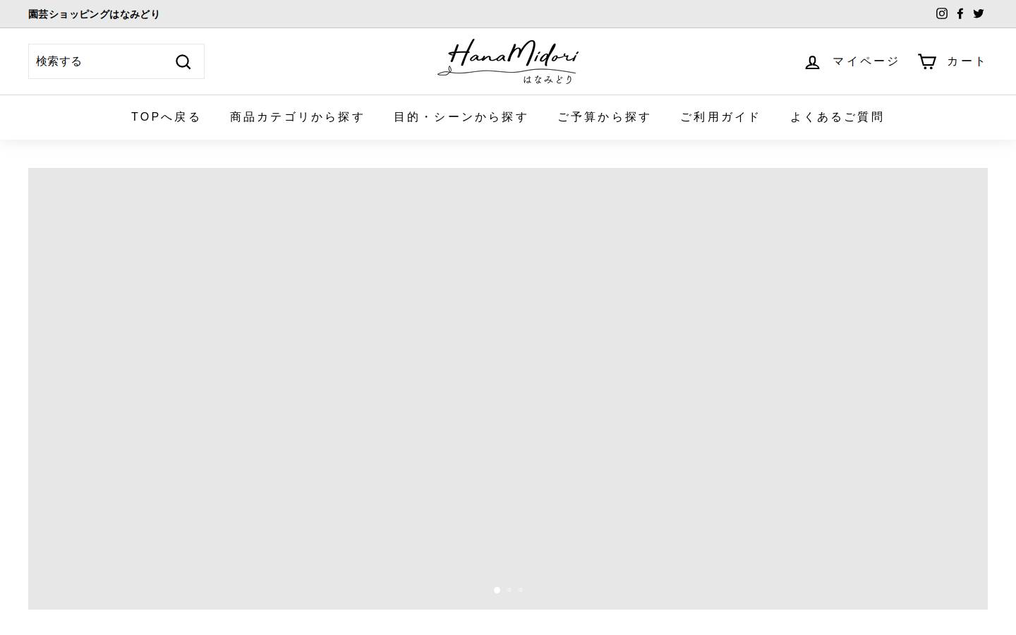 hanamidori.jp homepage screenshot