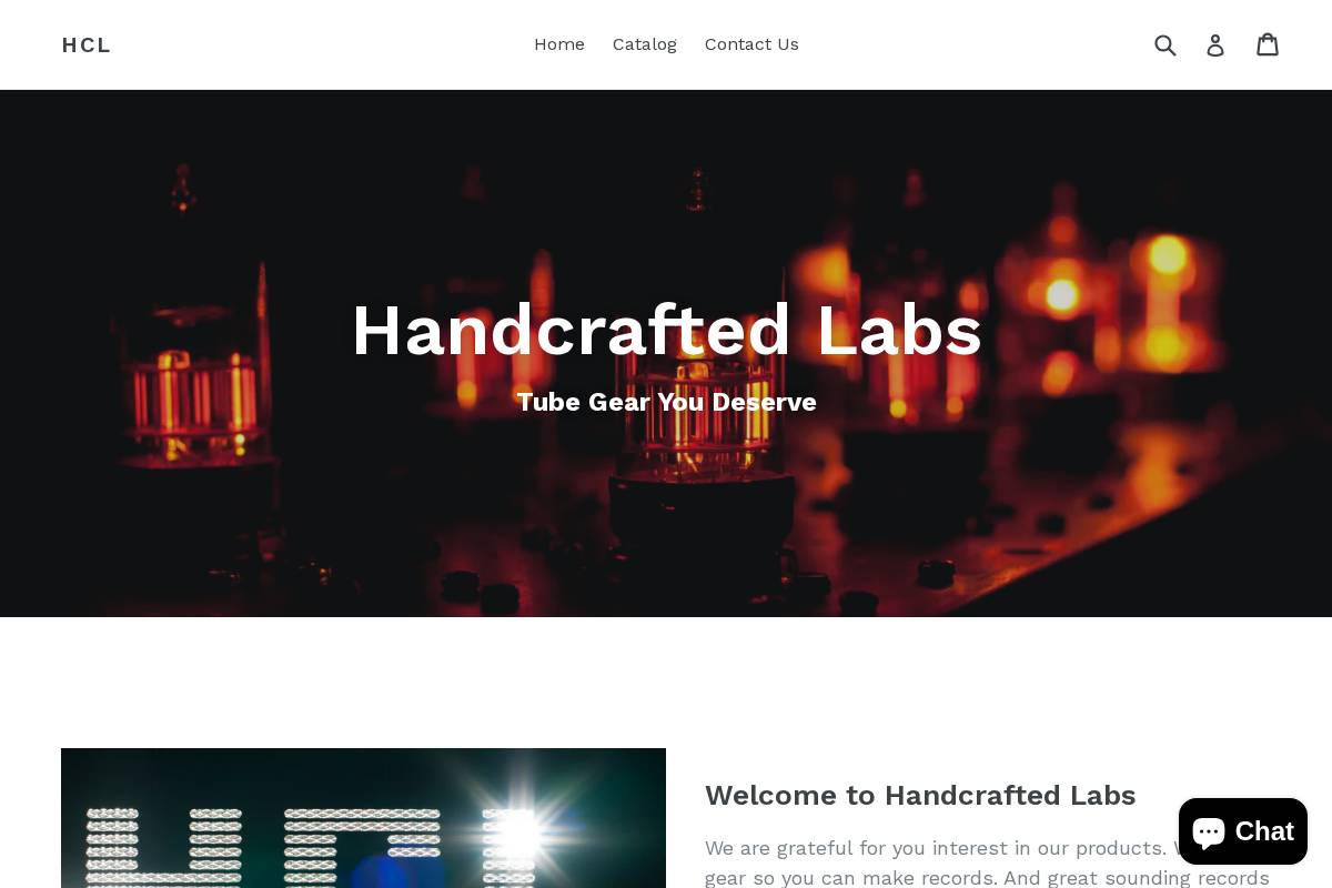 handcraftedlabs.pl homepage screenshot