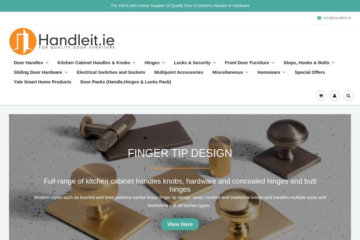 Handle It homepage screenshot
