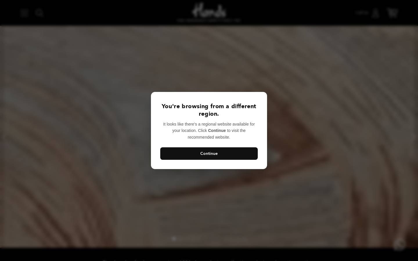 handscarpets.asia homepage screenshot