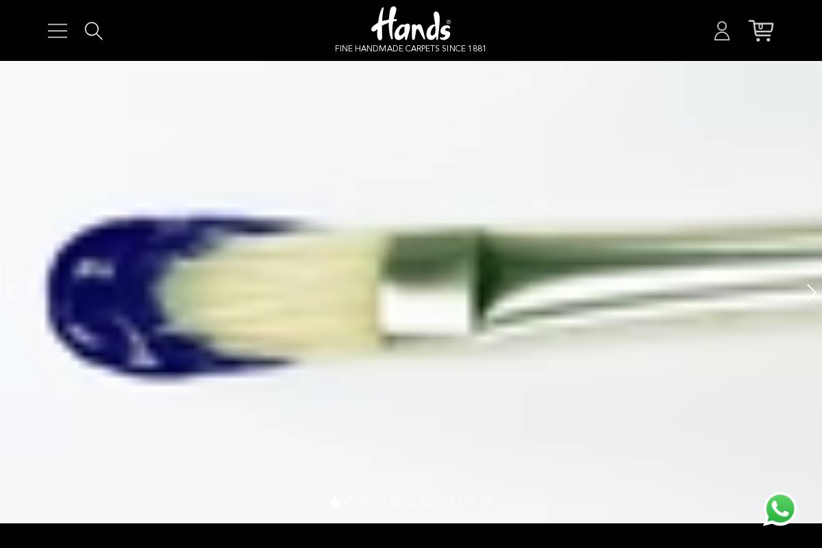 handscarpets.com homepage screenshot