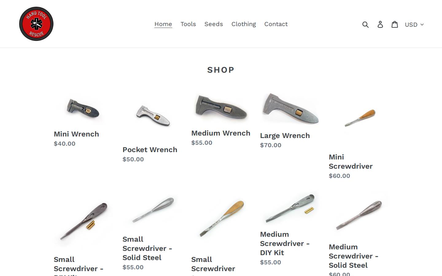 handtoolrescue.com homepage screenshot