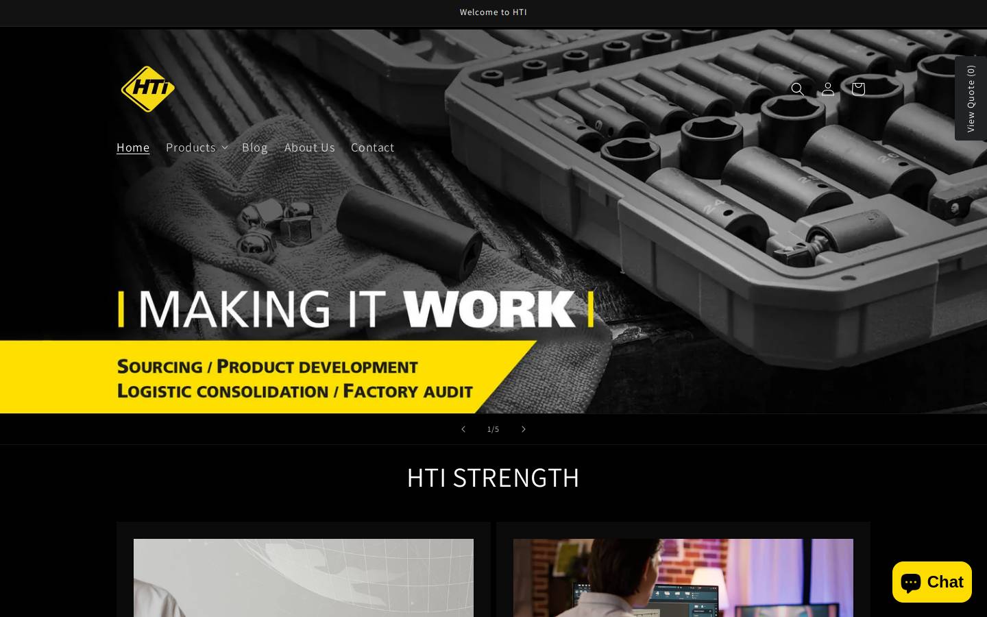 handtoolsinternational.com homepage screenshot