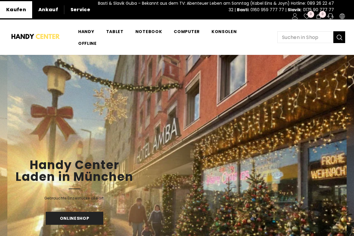 HandyCenter.com homepage screenshot