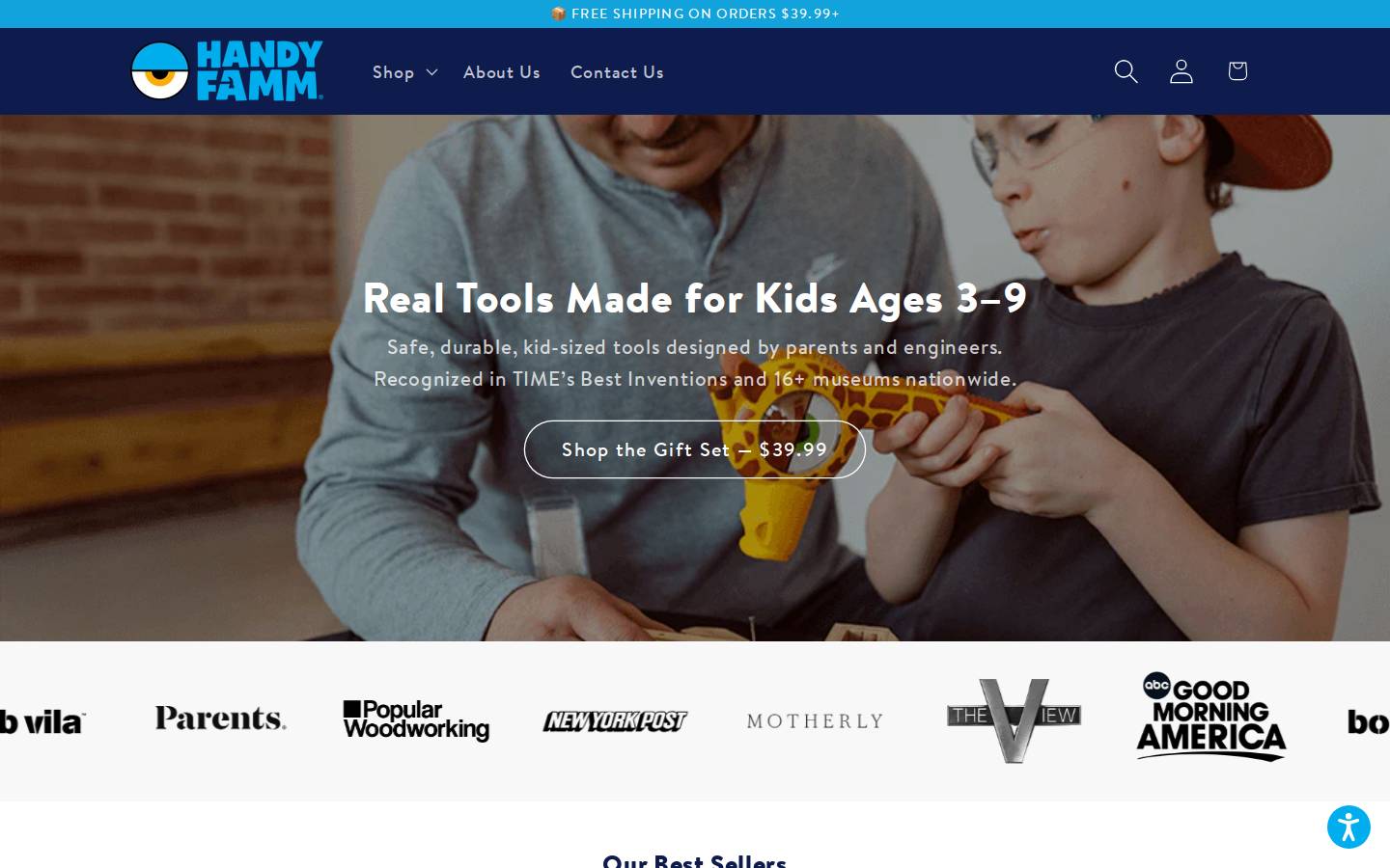 handyfamm.com homepage screenshot