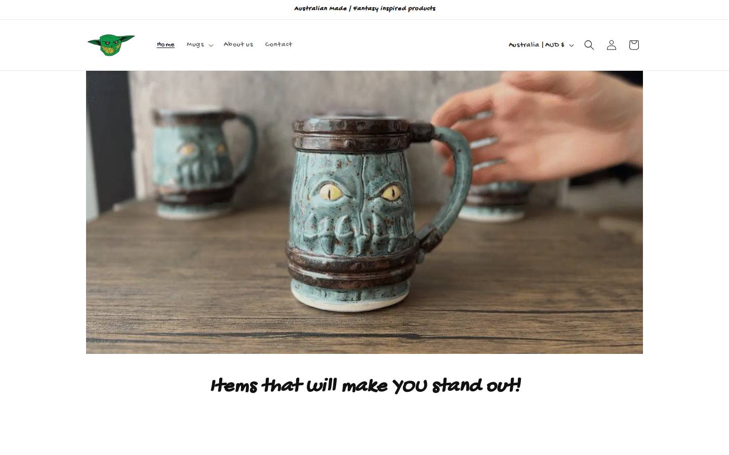 handygoblintavern.com homepage screenshot