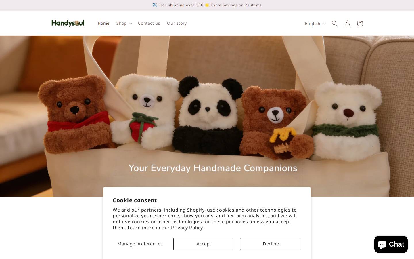 handysoul.com homepage screenshot