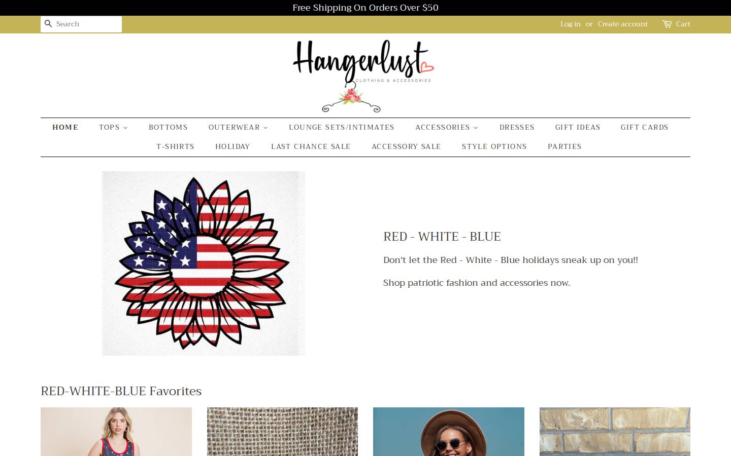 hangerlust.com homepage screenshot