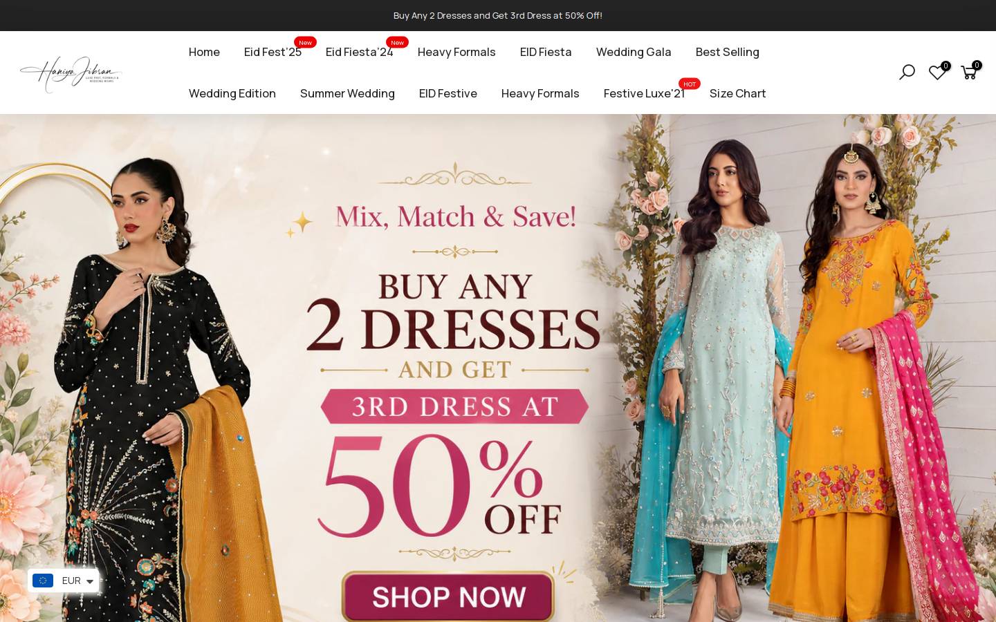haniyajibran.com homepage screenshot