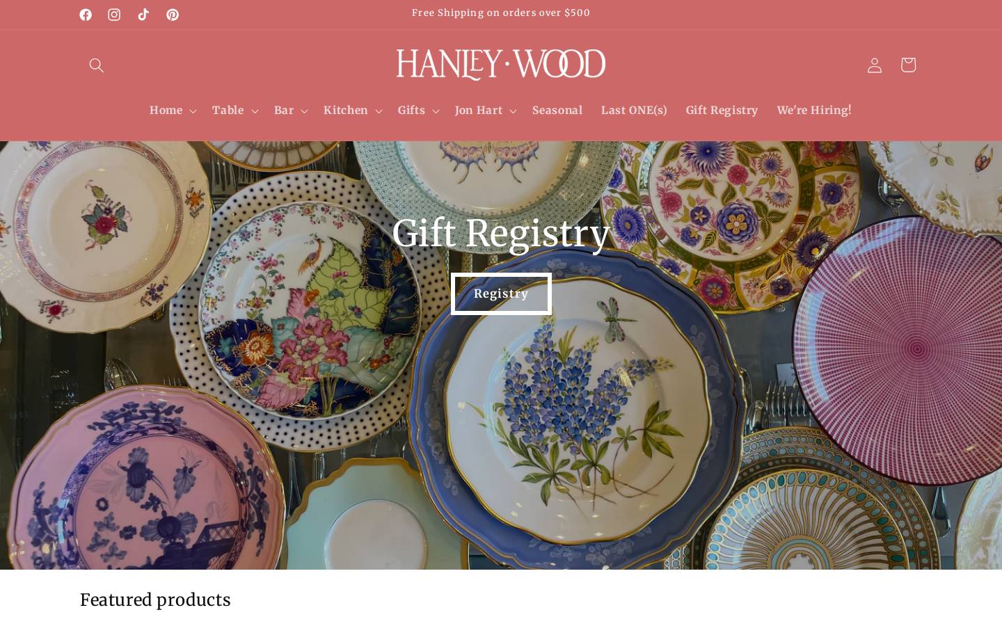 hanleywoodtexas.com homepage screenshot