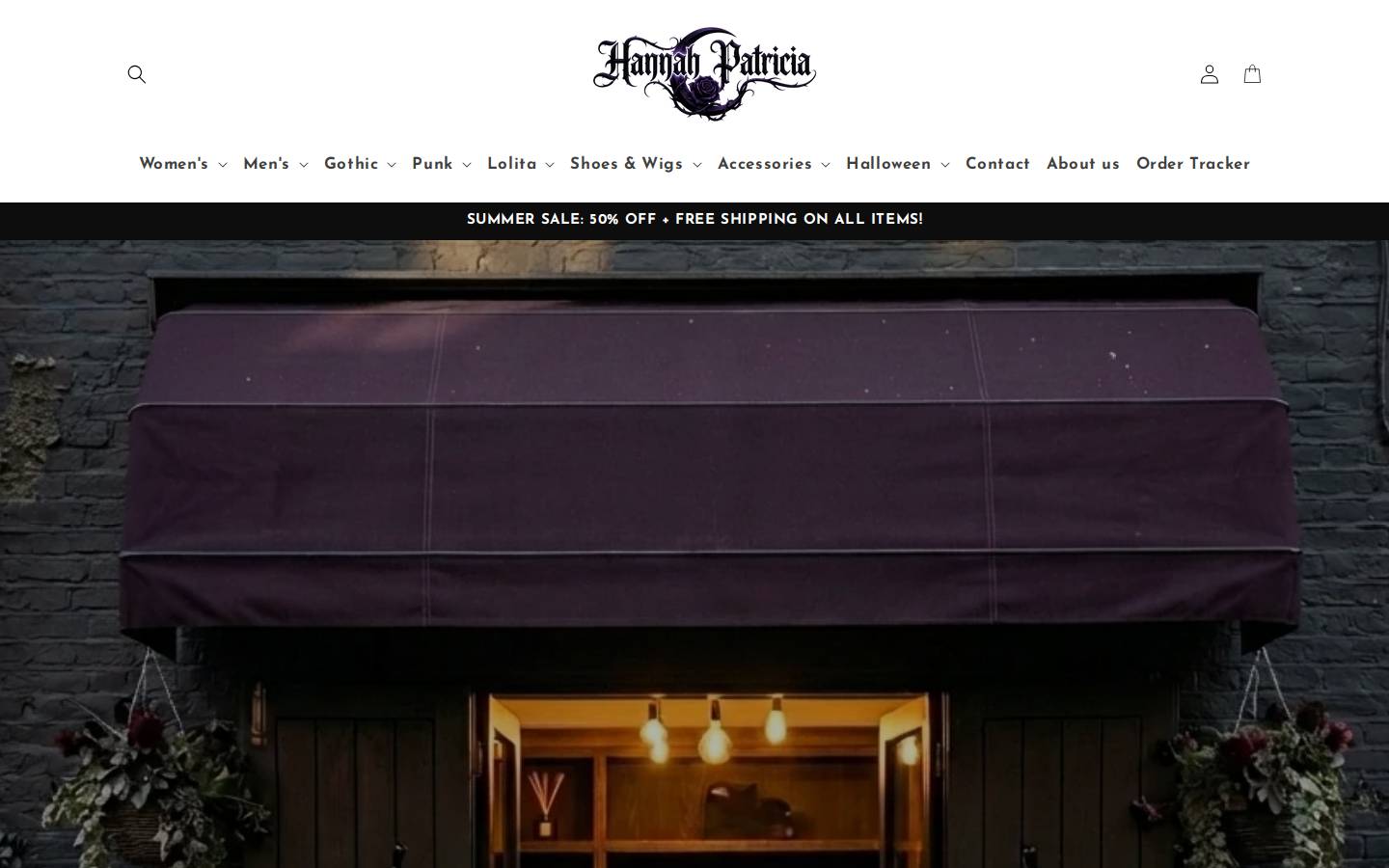 hannahpatricia.com homepage screenshot