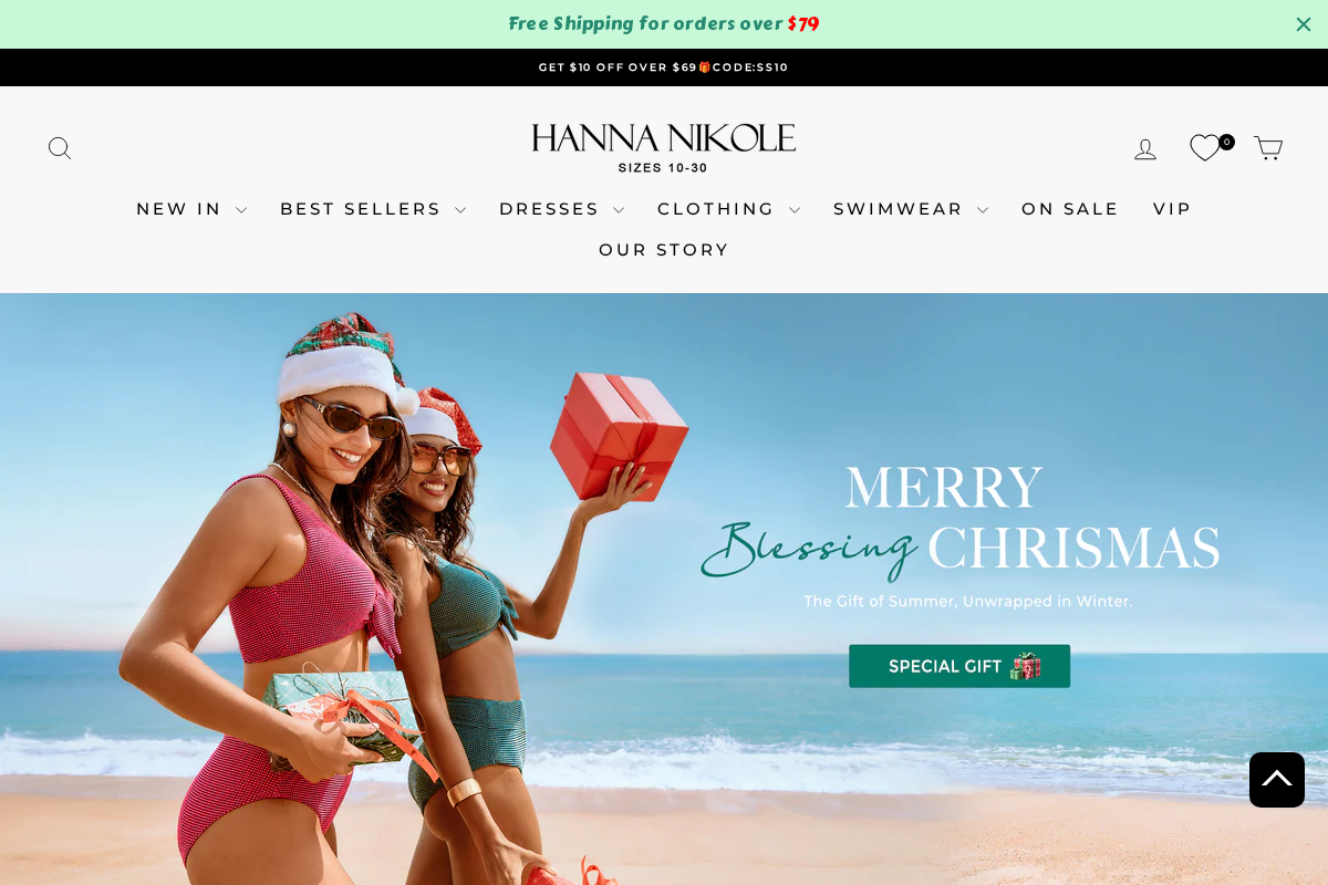 Hanna Nikole homepage screenshot