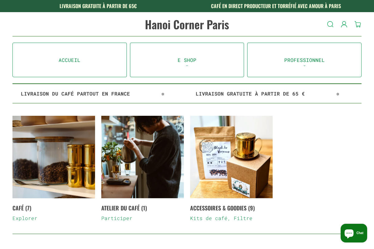 hanoicorner.fr homepage screenshot