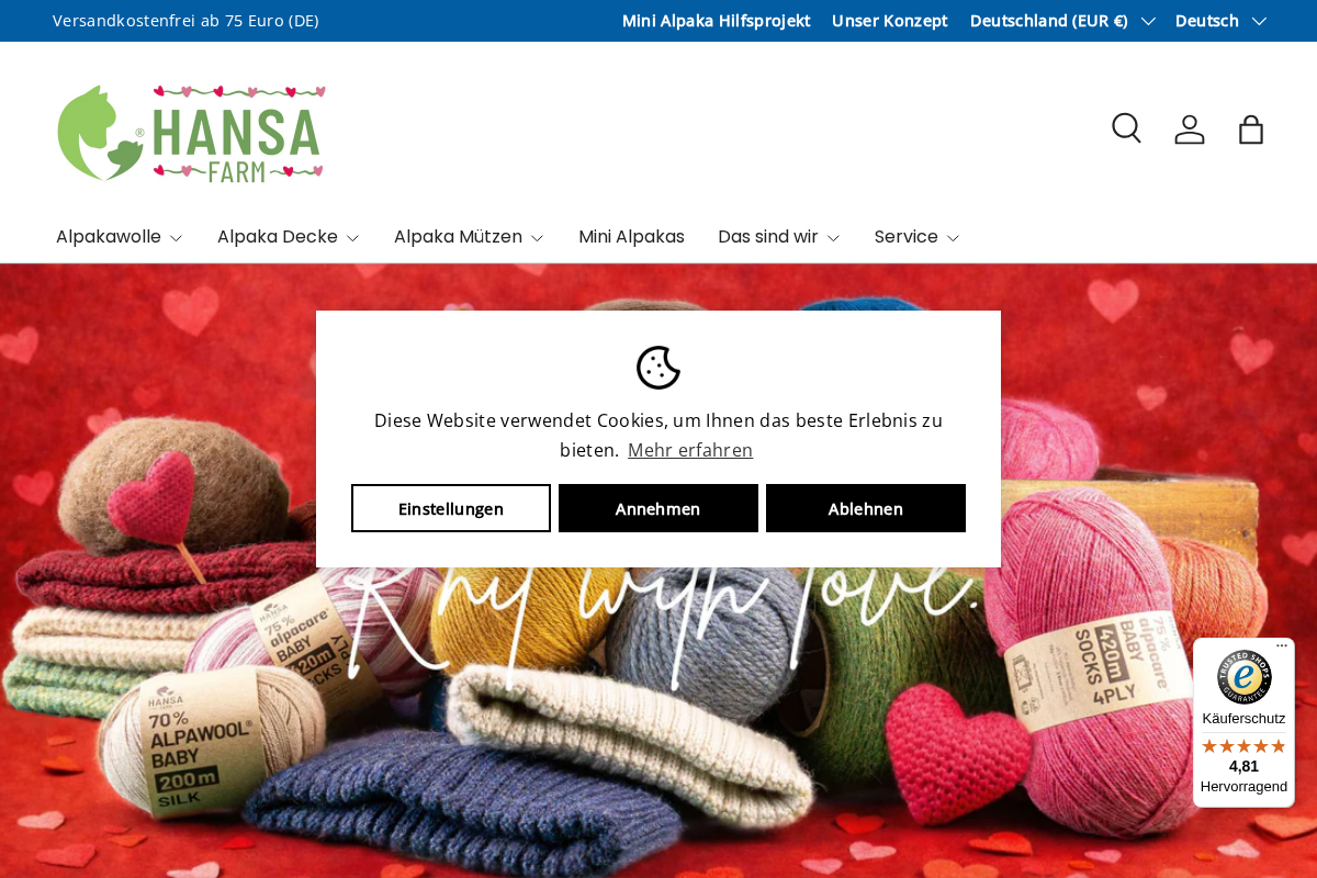 Hansa-Farm homepage screenshot