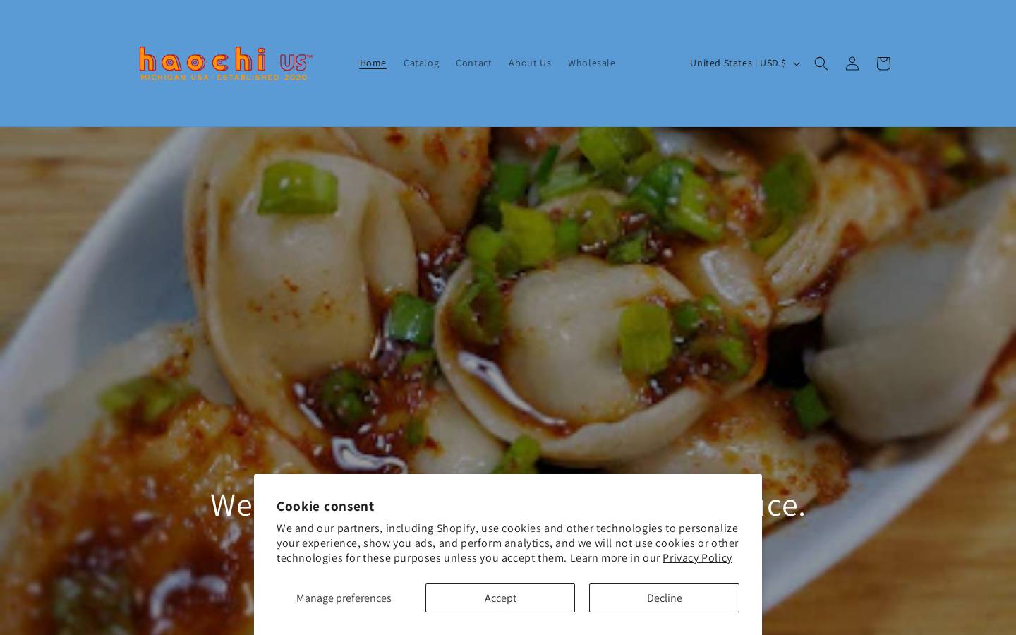 haochius.com homepage screenshot