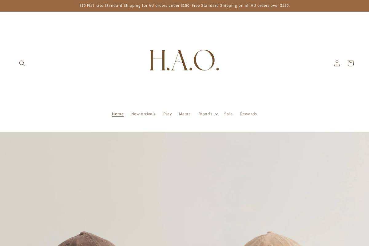 haokids.com.au homepage screenshot